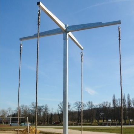 Parcour d'obstacles pour installation sportive - Metalu Plast - d'extérieur
