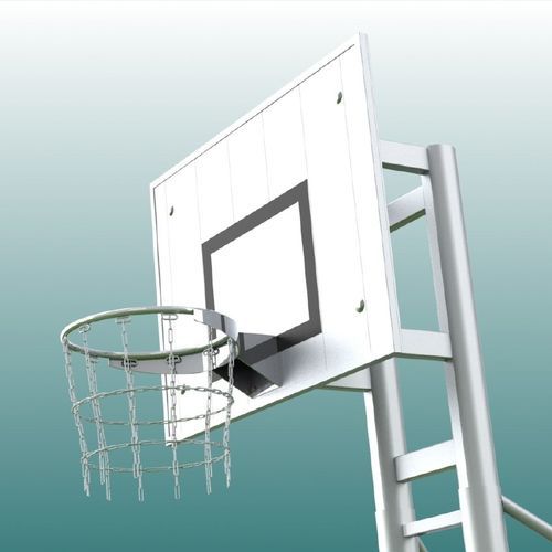 Filet de basket en métal - 37002 - artec Sportsgeräte GmbH - argenté / 3 mm / de loisir