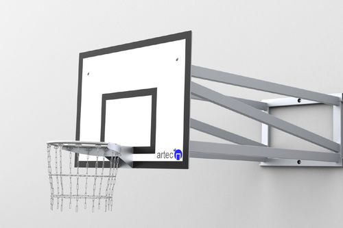 Poteau de basket pour usage extérieur - 37645 - artec Sportsgeräte GmbH - mural / en aluminium / d'entraînement