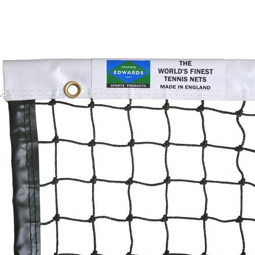 Filet de tennis en polyéthylène - 5075 - Edwards Sports - noir / 2,5 mm / de compétition