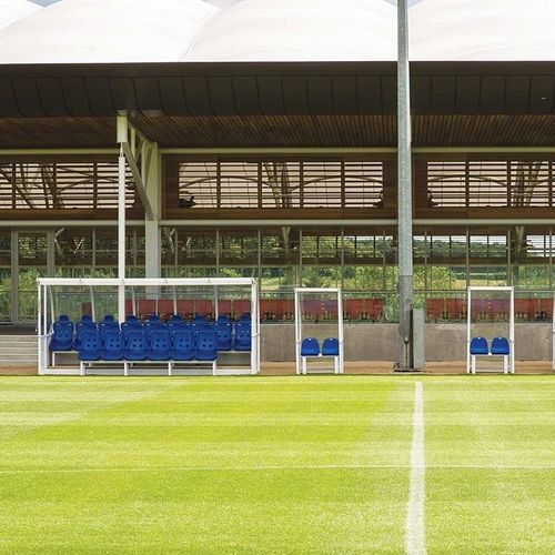 Abri de touche pour 10 personnes - ELITE - Harrod Sport - pour 15 personnes / en polycarbonate / en métal