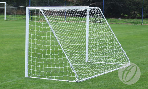 But de football en aluminium - FBL-145 - Harrod Sport - fixe / blanc / thermo-laqué