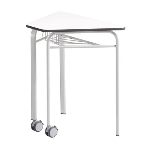 Table contemporaine - EASY - EduHermex - en stratifié haute pression / avec piètement en métal / triangulaire