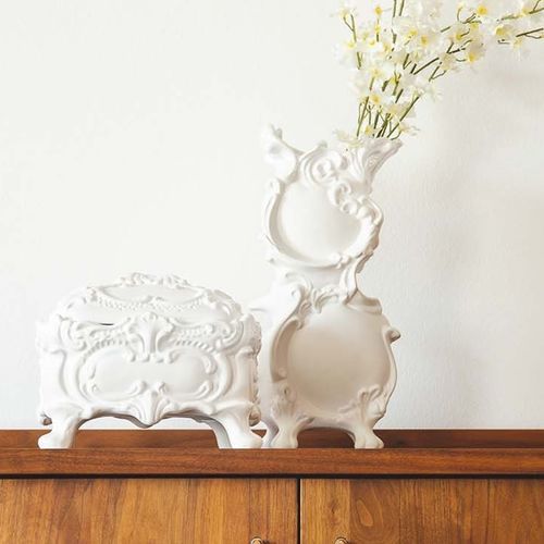 Vase de style baroque - FUTURA 17 - LANDO - en céramique / fait main / de table