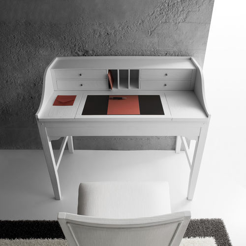 Meuble secrétaire contemporain - MERINI - LANDO - en bois massif / avec rangement intégré / sur mesure