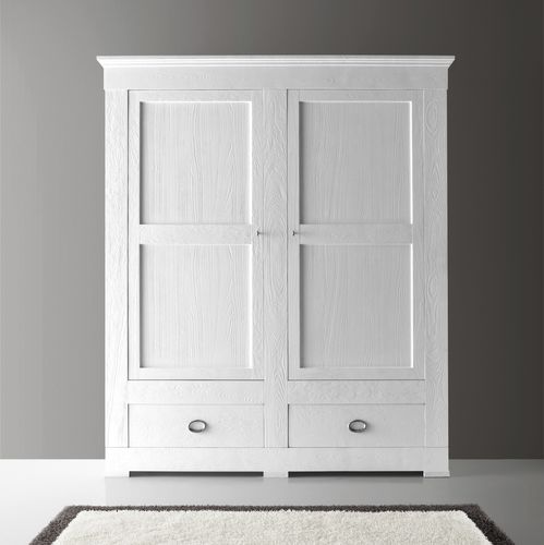 Armoire classique - L636 - LANDO - en bois massif / à portes battantes / professionnelle