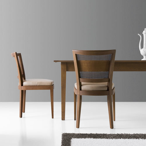 Chaise contemporaine - MILANO - LANDO - d'intérieur / en tissu / en paille