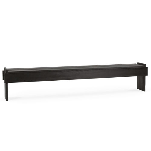 Banc contemporain - SONETTO - LANDO - en bois massif / sans dossier / sans accoudoirs