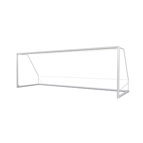But de football en aluminium - 1010840 - Nordic Sport - transportable / blanc / thermo-laqué