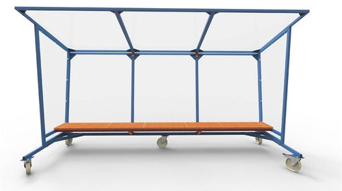 Abri de touche pour 8 personnes - 1010563 - Nordic Sport - en polycarbonate / en acier / en plastique