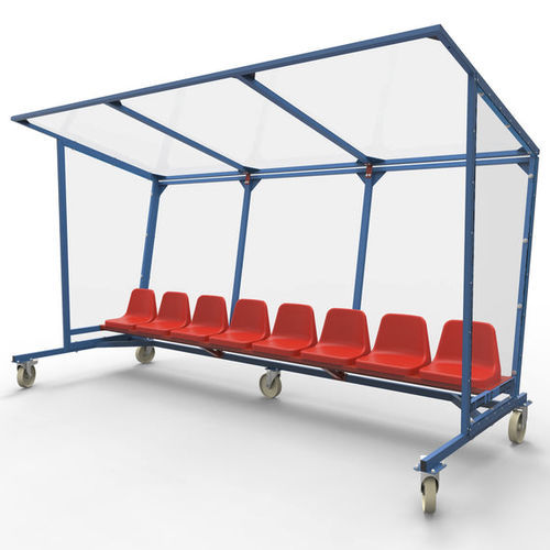 Abri de touche pour 8 personnes - 1010562 - Nordic Sport - en polycarbonate / en acier / en plastique