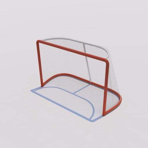 But de hockey en métal - YOUTH - Nordic Sport - transportable / rouge / thermo-laqué