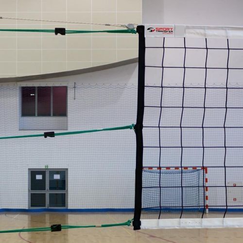 Filet de volleyball en polypropylène - 5099 - SPORT TRANSFER Sp. z o.o. - noir / 4 mm / de compétition