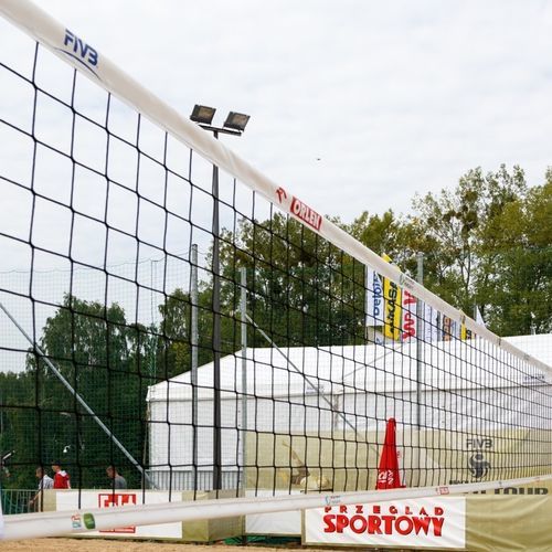 Filet de volleyball en polypropylène - 514/N/A - SPORT TRANSFER Sp. z o.o. - noir / 4 mm / de compétition