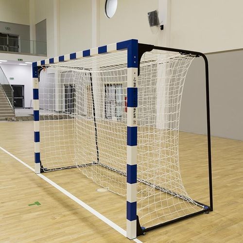 But de handball en aluminium - 13 001 - SPORT TRANSFER Sp. z o.o. - mobile / blanc/bleu / thermo-laqué