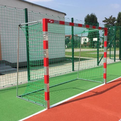 But de handball en acier - 13 004 - SPORT TRANSFER Sp. z o.o. - mobile / rouge / argenté