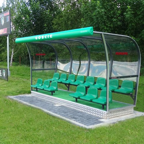 Abri de touche pour 14 personnes - 20-10-14-2 - Pesmenpol - en polycarbonate / en aluminium / en acier