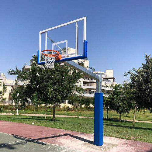 Poteau de basket pour usage extérieur - 1-29-15 - Pesmenpol - entérré / en acier galvanisé / de compétition
