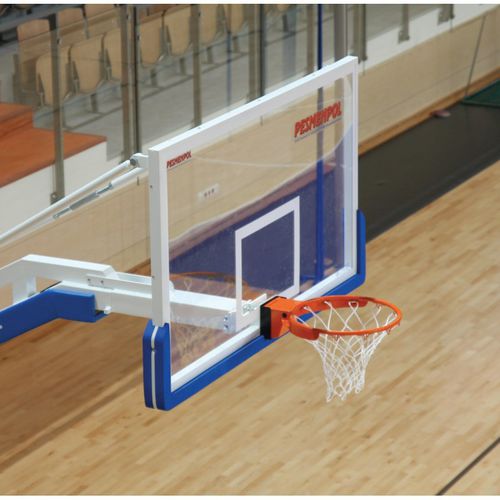 Panneau de basket en métal - 1-10 - Pesmenpol - en verre trempé / rectangulaire / blanc