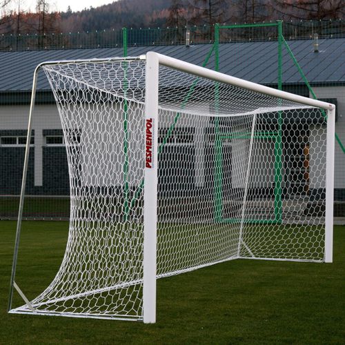 But de football en aluminium - 9-02 - Pesmenpol - pliable / blanc / thermo-laqué