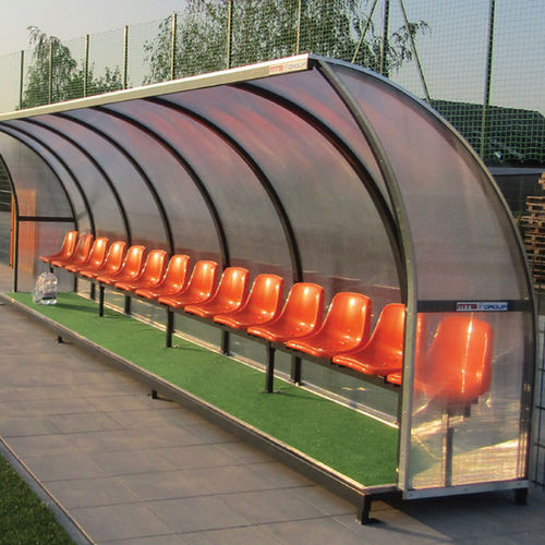 Abri de touche pour 2 personnes - BETA - 1 - MTB Group Sp.J. - pour 14 personnes / en polycarbonate / en aluminium
