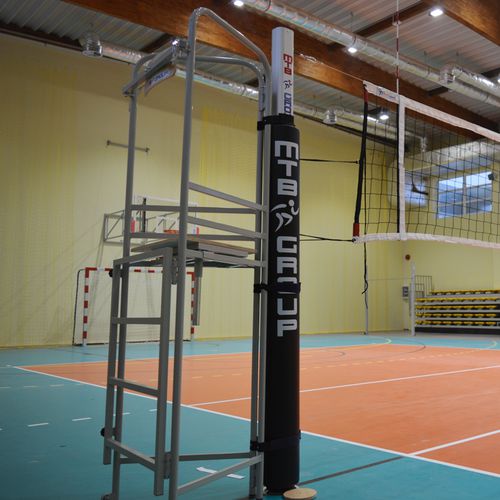 Chaise d'arbitre de volley - 5-24 - MTB Group Sp.J. - à roues / en acier / blanche