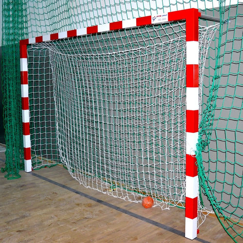 But de handball en acier - 8-04 - MTB Group Sp.J. - fixe / blanc/rouge / peint