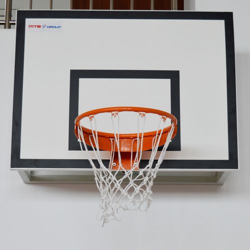 Panneau de basket en acier galvanisé - 4-29 - MTB Group Sp.J. - rectangulaire / blanc/noir / d'intérieur