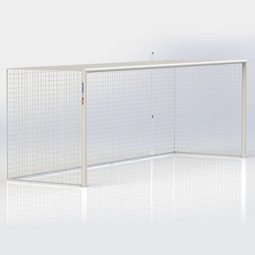 But de football en aluminium - 9-02 - MTB Group Sp.J. - transportable / blanc / peint