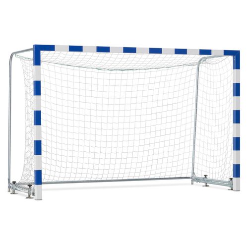 But de handball en aluminium - 1615751 - Schelde Sports - fixe / blanc/bleu / thermo-laqué