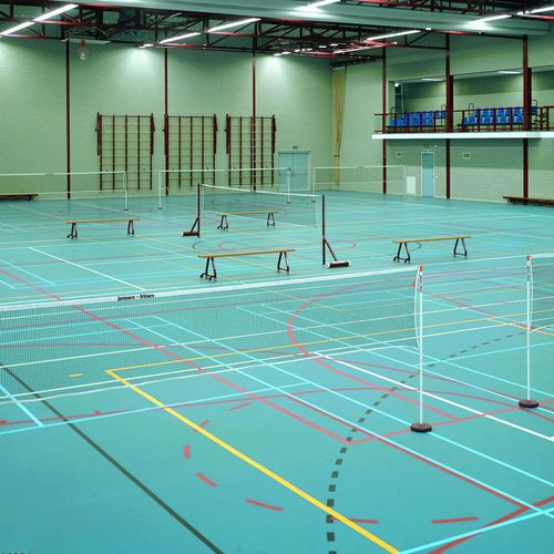 Filet de badminton en nylon - 1653200 - Schelde Sports - noir / de compétition / d'extérieur