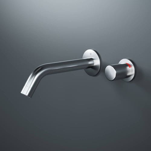 Robinet de vasque - R336-S - NEILUR - mural / électronique / en inox brossé