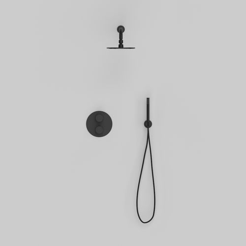 Set de douche encastrable au mur - D423-N - NEILUR - contemporain / professionnel / avec douche à main