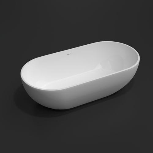 Baignoire ovale - 700100 - NEILUR - en îlot / pour habitat / à usage professionnel
