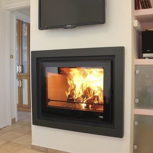 Insert de cheminée à bois - 83-62 - REGALFIRE S.A - en acier / contemporain