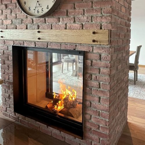Cheminée à bois - REGALFIRE S.A - encastrable / suspendue / sur pied