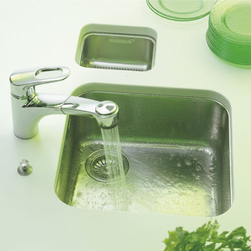 Évier sous plan - radius 60 VS - ALPES-INOX - 1 bac / sans égouttoir / en acier inoxydable