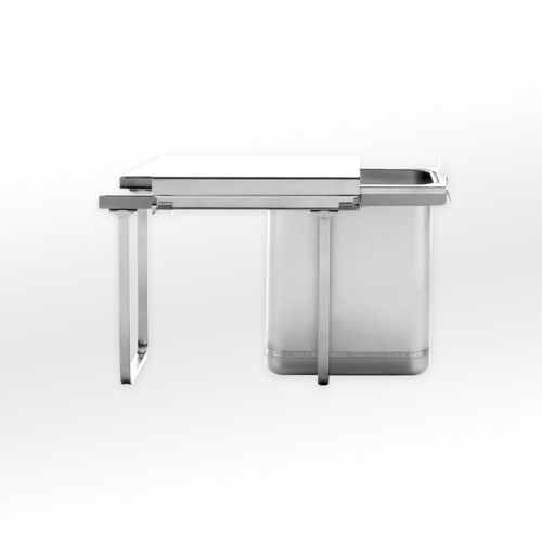 Poubelle de cuisine - PMR series - ALPES-INOX - de tri sélectif / à poser / en acier inoxydable