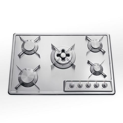 Table de cuisson à gaz - F 579/4GTC - ALPES-INOX - 5 foyers / encastrable / avec manettes