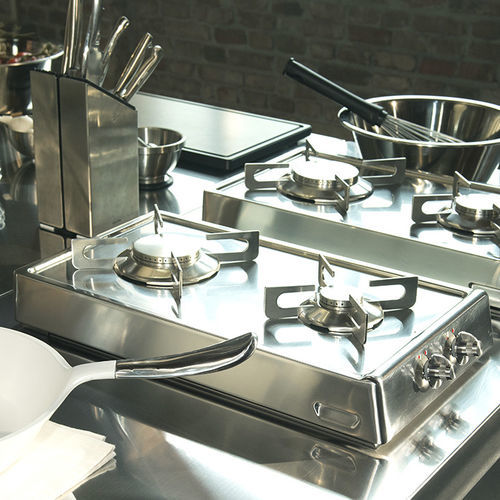 Table de cuisson à gaz - R 30/2GR - ALPES-INOX - 2 foyers / à poser / avec manettes