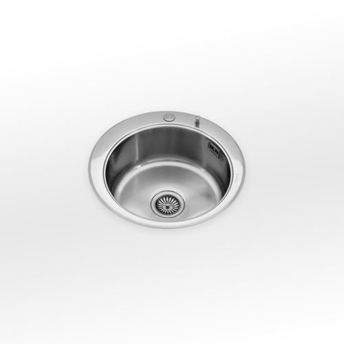 Évier 1 bac - VF 51-AM - ALPES-INOX - sans égouttoir / en inox / monobloc