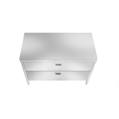 Élément de cuisine indépendant - 130C-CONTENIMENTO/1 - ALPES-INOX - pose libre / avec tiroir