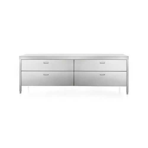 Élément de cuisine indépendant - 250C-CONTENIMENTO-1 - ALPES-INOX - pose libre / avec tiroir
