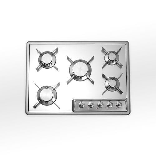 Table de cuisson à gaz - F 569/5G - ALPES-INOX - 5 foyers / encastrable / avec manettes