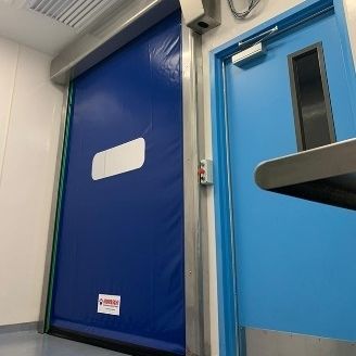 Porte d'intérieur - SPEEDY - Moreschi Chiusure Industriali S.r.l. - en métal / en inox / en tissu