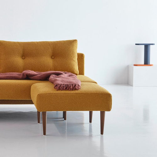 Ottoman contemporain - Recast  - INNOVATION LIVING - en tissu / carré / tapissé