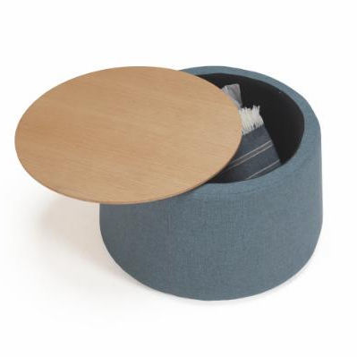 Table basse contemporaine - INNOVATION LIVING - en chêne / avec piètement en chêne / avec piètement en tissu