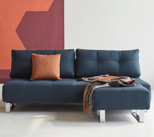 Canapé lit - Supremax D.E.L. - INNOVATION LIVING - contemporain / en tissu / avec coussin amovible