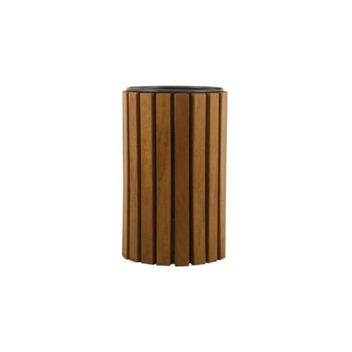 Corbeille à papier en bois - CS022 - irollo - en fer galvanisé