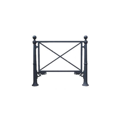 Barrière de protection - DSA003 - irollo - fixe / en fonte / en fer galvanisé